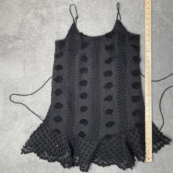 Saints and Secrets Black Sleeveless Mini Dress Womens XS Little Black Dress - Picture 6 of 15